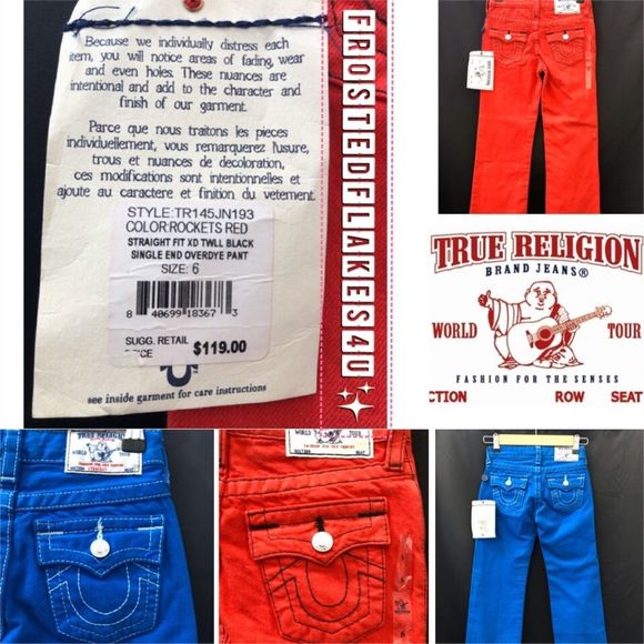 🌟NEW✨ True Religion Kids Jeans, 2 colors avail - Picture 1 of 10